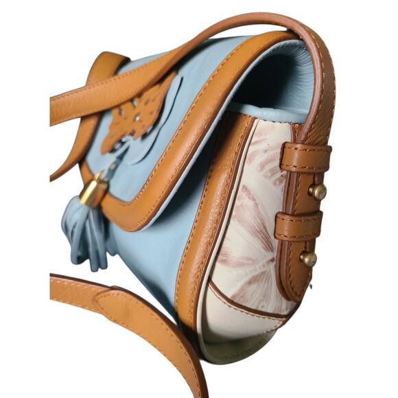 IRERI Leather Butterfly Tassel Shoulder Bag - Picture 10 of 12